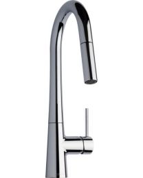 CHICAGO FAUCET, 434-ABCP, 1.5GPM DECK MOUNTED SINGLE-HOLE MOUNT KITCHEN FAUCET WITH PULL-DOWN SPOUT, CHROME