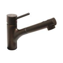 CONCINNITY, 500370-ORB, BERLIN CONTEMPORARY PULL-OUT SINGLE HANDLE KITCHEN FAUCET, OIL RUBBED BRONZE