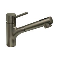 CONCINNITY, 500370-SNI, BERLIN CONTEMPORARY PULL-OUT SINGLE HANDLE KITCHEN FAUCET, SATIN NICKEL