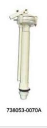 AMERICAN STANDARD, 738053-0070A, 12 1/2" TALL FILL VALVE - DISCONTINUED 