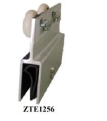 ARIZONA SHOWER DOOR, ZTE1256CH, SINGLE EURO BRACKET USED FOR 5/16" GLASS, CHROME