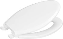 CENTOCO, 3800SC-001, ELONGATED TOILET BOWL DELUXE RESIDENTIAL SAFETY-SLOW CLOSE SEAT, WHITE