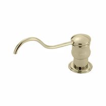 JACLO, 1206-SN, COLONIAL KITCHEN AND BATH SOAP DISPENSER WITH EXTRA LONG SPOUT, SATIN NICKEL