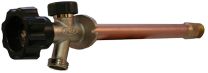 PRIER, 479-T10, 10" MANSFIELD STYLE ANTI-SIPHON WALL HYDRANT, HALF TURN 3/4" MPT X 1/2" FPT