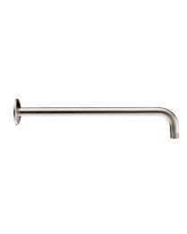 GERBER, 481027BN, 15" RIGHT ANGLE SHOWER ARM WITH ESCUTCHEON, BRUSHED NICKEL 