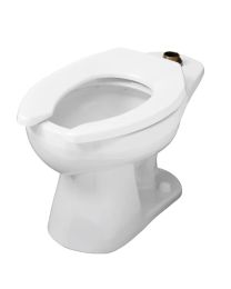 GERBER, G0025820, NORTH POINT 1.1, 1.28, 1.6 GPM ROUND FRONT TOP SPUD BOWL, WHITE