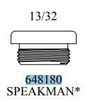 WALTER, 648180, SPEAKMAN 13/32 SEAT