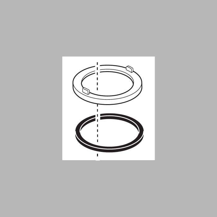 Stainless Delta Faucet RP70715SS Deluca Trim ring and Gasket