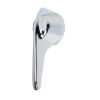 SYMMONS, RC-14X, SAFETYMIX TUB & SHOWER BRASS SINGLE LEVER METAL HANDLE, CHROME